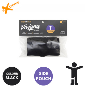 VIVIANA STRAPS EXTREME thigh side Black