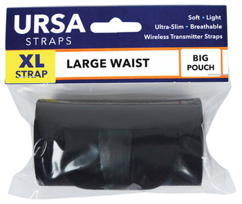 URSA STRAPS pas na talię XL - duża kieszeń, czarny