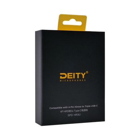 DEITY MICROPHONES SPD-HR3U - 4-Pin to Triple USB-C Cable