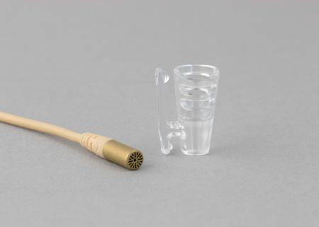 Hide-A-Mic ZESTAW 4 UCHWYTÓW do DPA 6060 oraz SENNHEISER MKE1 - transparentne