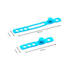 RAD CABLE STRAPS, HI-VIS JASNONIEBIESKIE - 10 szt.