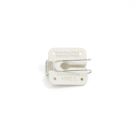 BUBBLEBEE INDUSTRIES The Lav Concealer for Sennheiser MKE 2 - White (Single)
