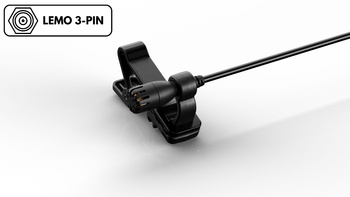 DPA 2061 - CZARNY MIKROFON KRAWATOWY, LOUD SPL, 3-PIN LEMO, Z AKCESORIAMI
