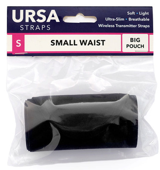 URSA STRAPS pas na talię SMALL - duża kieszeń, czarny