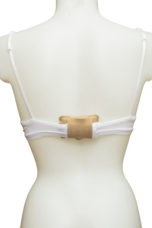 VIVIANA BELT PUFFY POUCH - KIESZONKA NA MIKROPORT - DUŻA, CIELISTA