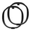 RADIUS RAD-2 HOOPS - CZARNE, STANDARD FIRMNESS - zestaw 2 szt.