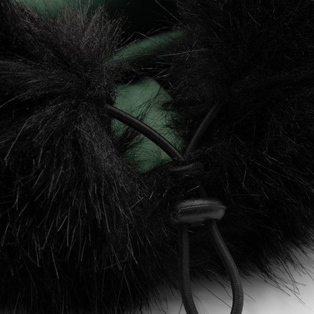 BUBBLEBEE INDUSTRIES The Fur Wind Jacket for Rycote Modular Windshield Kit 3, Black