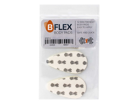 Hide-a-mic Skin friendly body pads for B-Flex - 12 pcs.