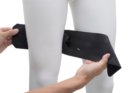 VIVIANA STRAPS EXTREME thigh side Black