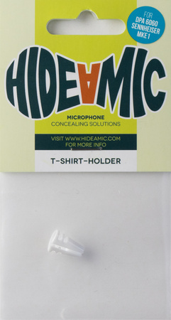 Hide-A-Mic T-SHIRT HOLDER do DPA6060 / SENNHEISER MKE 1 - biały