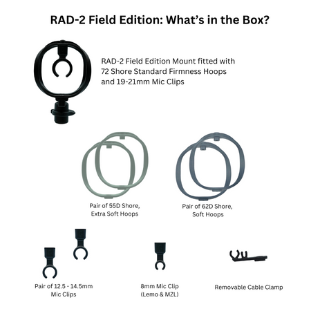 RADIUS RAD-2 FIELD EDITION UCHWYTY DO MIKROFONÓW - 2 szt.
