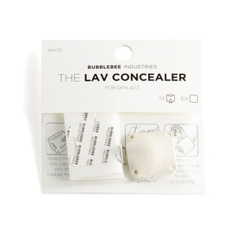 BUBBLEBEE INDUSTRIES The Lav Concealer for DPA 4071 - White (Single)