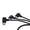 DEITY MICROPHONES SPD-HR3U - 4-Pin to Triple USB-C Cable
