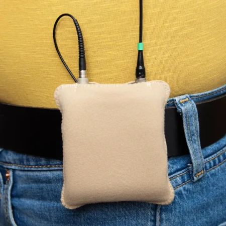 VIVIANA BELT PUFFY POUCH - KIESZONKA NA MIKROPORT - MEDIUM, CZARNA