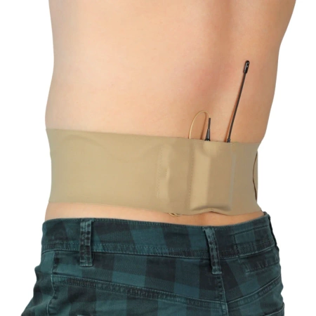 URSA STRAPS pas na talię SMALL - duża kieszeń, beżowy