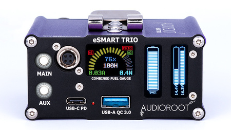 Audioroot Power Kit - eSMART TRIO + 2x eSMART Li-98Wh 14.4V + eTA4F-HSW-4W cable