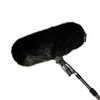 REPLACEMENT WINDCOVER FOR RYCOTE WS3 (The Perfect 416 Windshield), BLACK FUR