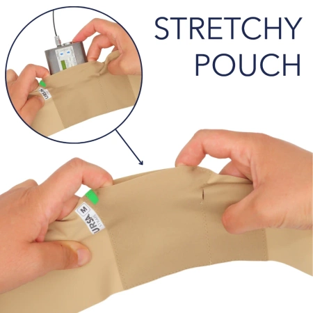 URSA STRAPS pas na talię XL - duża kieszeń, beżowy