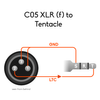 TENTACLE CABLE XLR-F to TENTACLE 