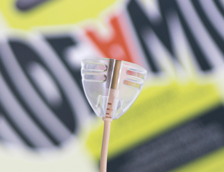 Hide-A-Mic TIE HOLDER do DPA6060 / SENNHEISER MKE1 - transparentny