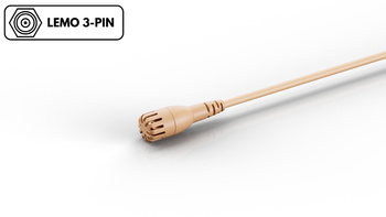 DPA 2061 - BEŻOWY MIKROFON KRAWATOWY, LOUD SPL, 3-PIN LEMO