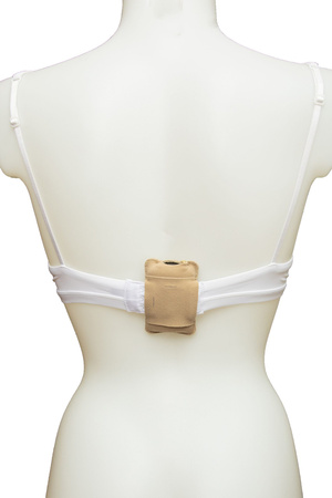 VIVIANA BELT PUFFY POUCH L Black