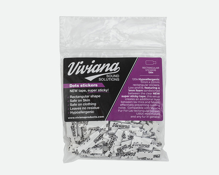 VIVIANA PREMIUM DOTS ROUND - okrągłe naklejki (120 szt.)