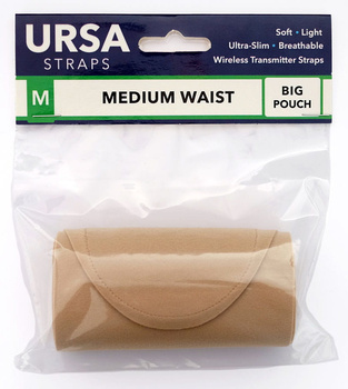 URSA STRAPS pas na talię MEDIUM - duża kieszeń, beżowy