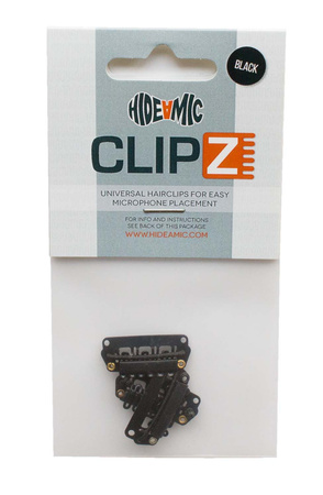 HIDE-A-MIC CLIPZ - Black