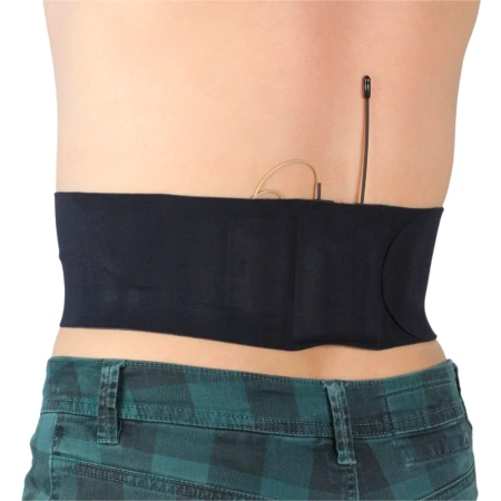 URSA STRAPS pas na talię SMALL - duża kieszeń, czarny