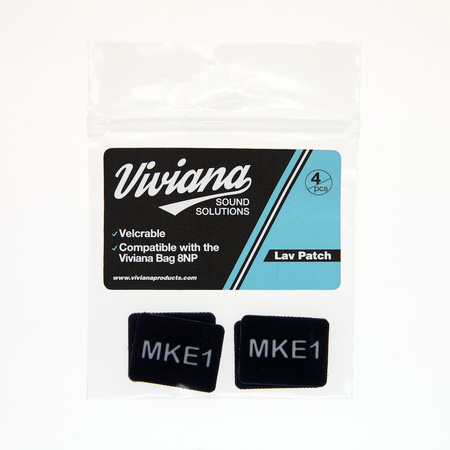 VIVIANA LAV MIC PATCH - SENNHEISER MKE1 CZARNY
