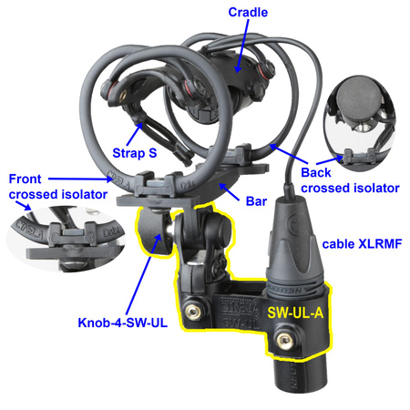 CINELA OSIX 1-H - uchwyt do Neumann KM180 i KMA180