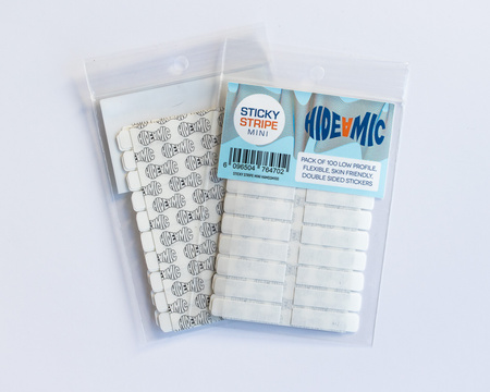 Hide-A-Mic STICKY STRIPE MINI - 100 szt.