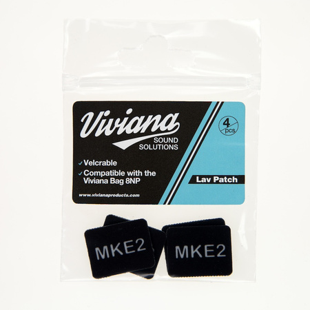 VIVIANA LAV MIC PATCH - SENNHEISER MKE2 CZARNY