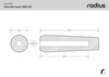 18 cm GĄBKA DO MIKROFONU SENNHEISER MKH60 (24 - 25 mm ⌀)