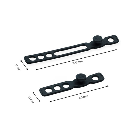 RAD CABLE STRAPS, CZARNE - 10 szt.