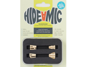Hide-A-Mic SET FOR DPA 6060 or Sennheiser MKE 1 - beige