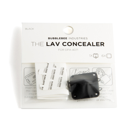BUBBLEBEE INDUSTRIES The Lav Concealer for DPA 4071 - Black (Single)