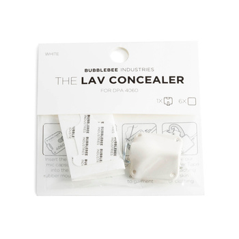 BUBBLEBEE INDUSTRIES The Lav Concealer for DPA 4060 - White (Single)