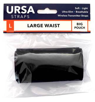 URSA STRAPS pas na talię LARGE - duża kieszeń, czarny