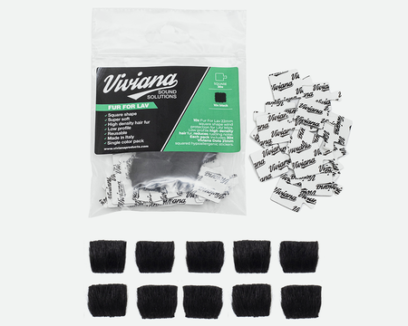 VIVIANA FUR FOR LAV SQARE BLACK (futro kwadratowe czarne)