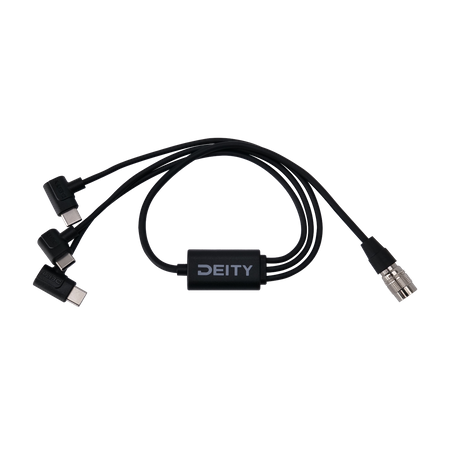 DEITY MICROPHONES SPD-HR3U - 4-Pin to Triple USB-C Cable