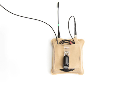 VIVIANA BELT PUFFY POUCH L Black