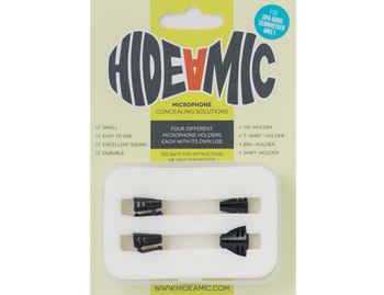 Hide-A-Mic SET FOR DPA 6060 or Sennheiser MKE 1 - black