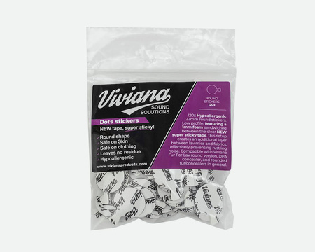 VIVIANA PREMIUM DOTS RECTANGULAR - naklejki prostokątne (120 szt.)